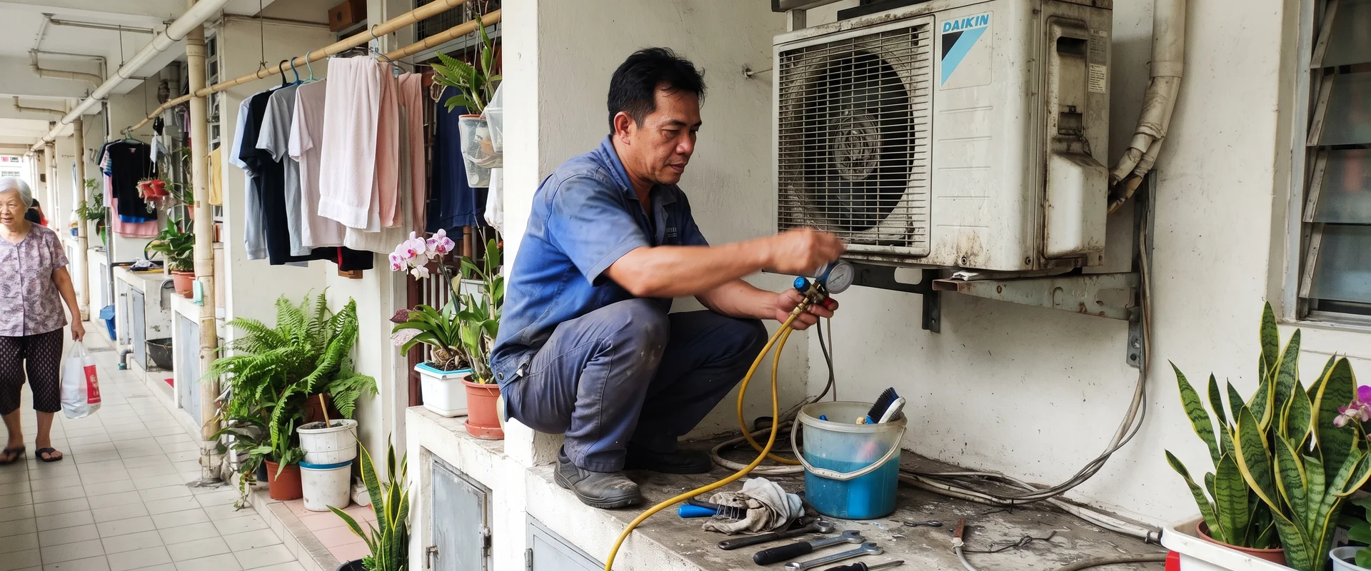 Gas Top-Up & Chemical Cleaning in Singapore